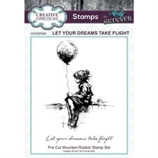Creative Expressions Cling Stamp - Andy Skinner / Let Your Dreams Take Flight